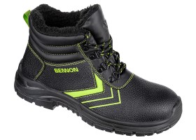 Zimn pracovn obuv BENNON BASIC Winter High Green S3 SR CI FO - bezpenostn kotnkov