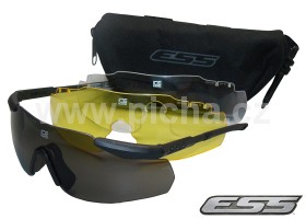 Střelecké brýle ESS ICE 3LS SET (3 zorníky a pouzdro)