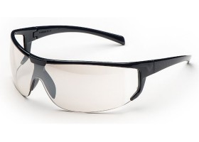 Brýle UNIVET 5X4, tmavé obroučky, čirý zrcadlový zorník, UV400, AS, AF