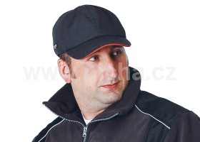 Zimní čepice EMERTON WINTER s kšiltem - černá