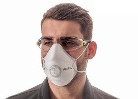 Filtran polomaska REFIL 1011 respirtor FFP1 NR D (sada 10 ks) - tvarovan s ventilkem