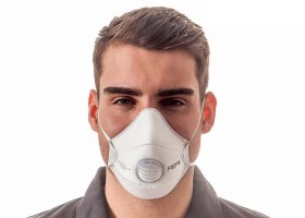 Filtran polomaska REFIL 1052 respirtor FFP3 R D (sada 5 ks) - tvarovan s ventilkem