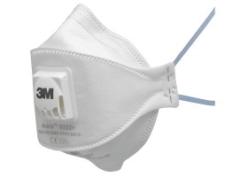 Filtran polomaska 3M 9322+ respirtor FFP2 ComfortPlus - skldac s ventilkem