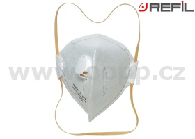 Filtrační polomaska REFIL 511 respirátor FFP1 NR - skládací s ventilkem
