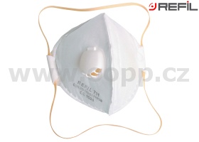 Filtrační polomaska REFIL 711 respirátor FFP1 NR (sada 15 ks) - skládací
