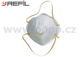 Filtrační polomaska REFIL 811 respirátor FFP1 NR (sada 10 ks) - tvarovaný s ventilkem