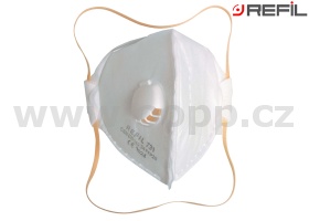 Filtrační polomaska REFIL 731 respirátor FFP2 NR (sada 15 ks) - skládací s ventilkem