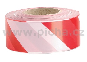 Výstražná páska JSP (500m) - červeno/bílá