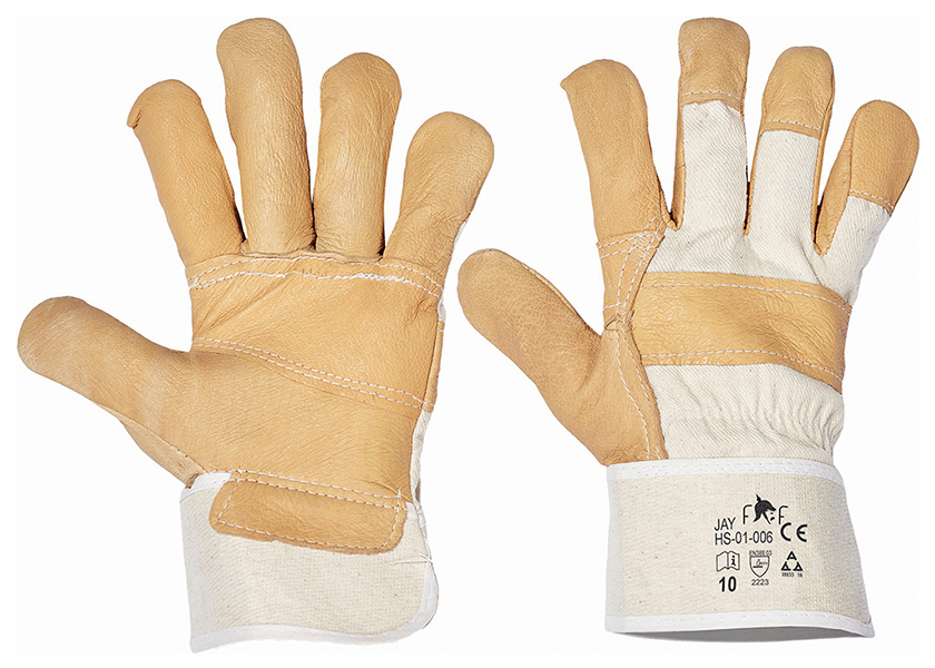 Pracovní rukavice FF JAY LIGHT kombinované - velikost 10