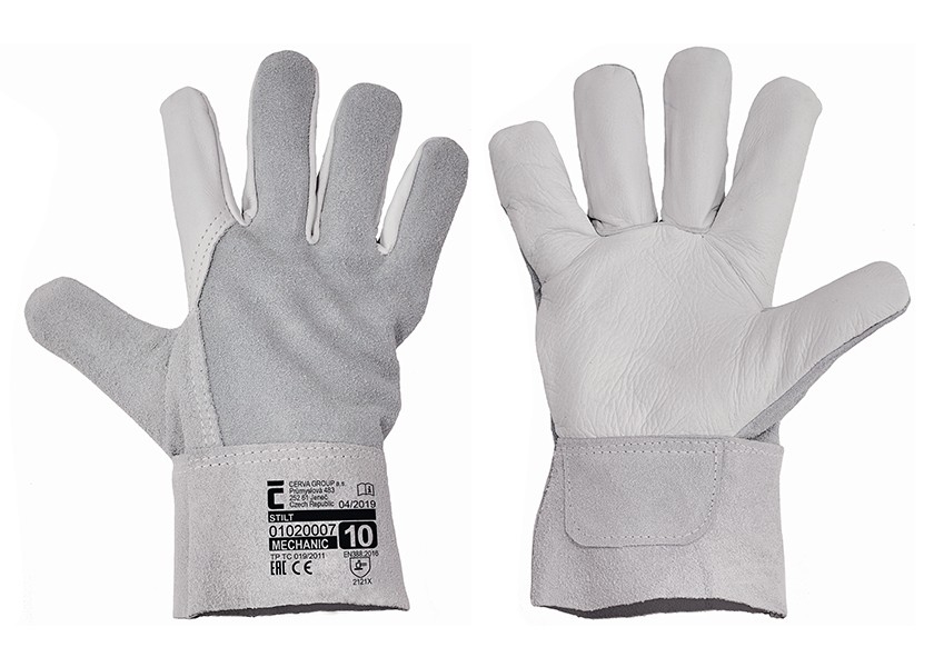 Pracovní rukavice STILT E-1/07LI celokožené - velikost 10