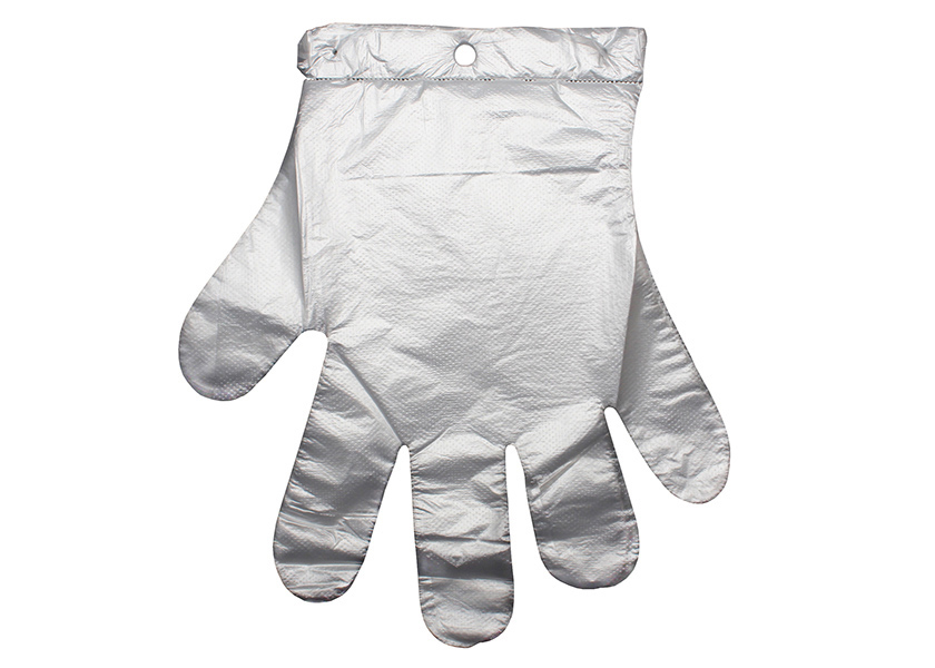 Jednorázové rukavice PE PD polyetylénové balení 100 ks - transparentní