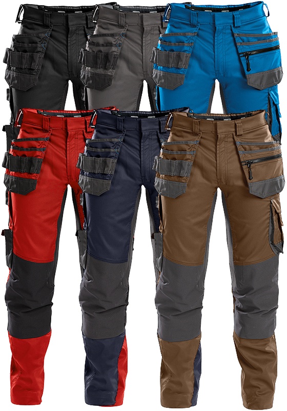 Montérkové kalhoty do pasu DASSY FLUX STRETCH - 245 - upravená délka
