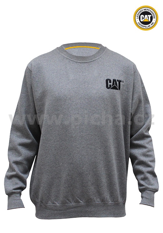 Mikina CATERPILLAR TRADEMARK CREW SWEATSHIRT šedá