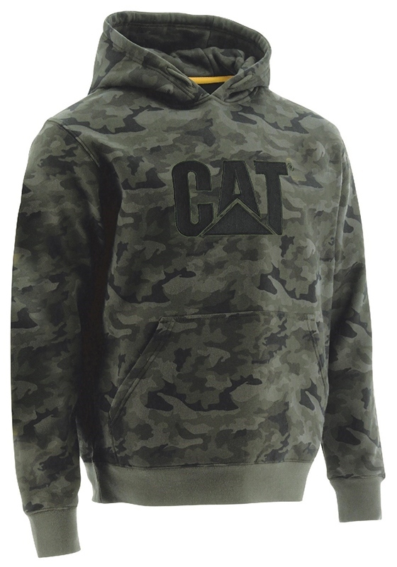 Mikina CATERPILLAR SWEAT CAT s kapucou - camouflage