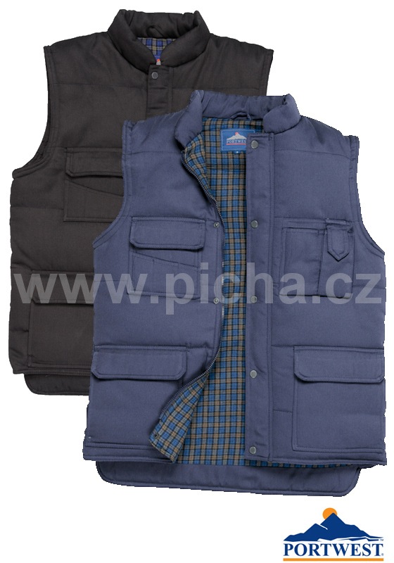 Vesta zateplená PORTWEST S414 SHETLAND 3XL/4XL