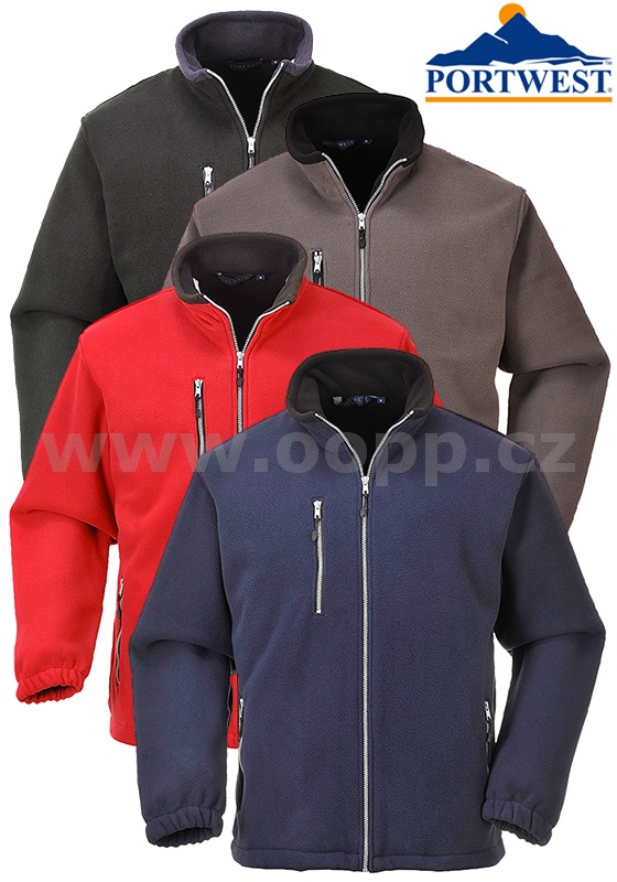 Bunda fleece PORTWEST F401 CITY - zdvojený fleece