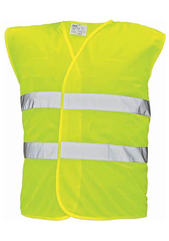 Reflexní vesta LYNX Hi-Vis 3XL s dvěma pruhy - žlutá