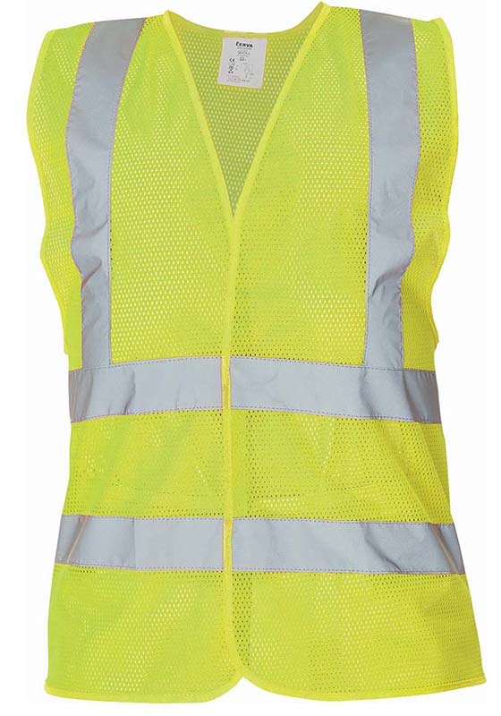 Reflexní vesta QUOLL Hi-Vis síťovaná - žlutá