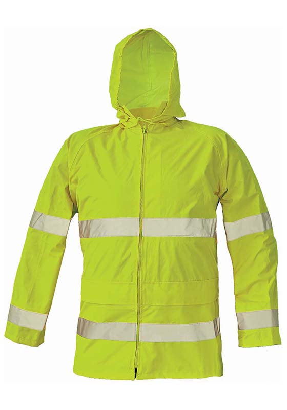 Bunda do deště GORDON Hi-Vis reflexní - žlutá