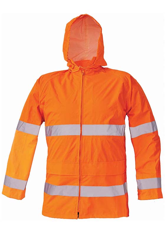 Bunda do deště GORDON Hi-Vis reflexní - oranžová