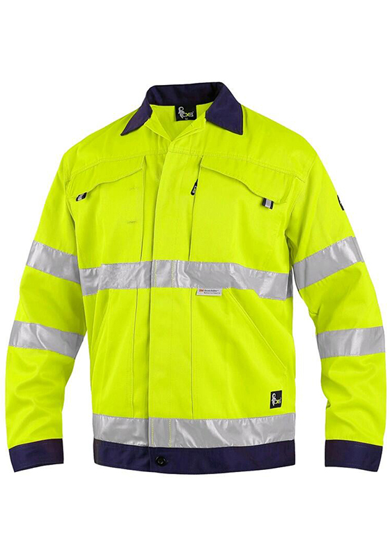 Reflexní bunda CXS NORWICH Hi-Vis 280 - žlutá/navy