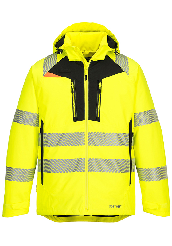 Reflexní bunda PORTWEST DX461 Hi-Vis zimní - žlutá/černá
