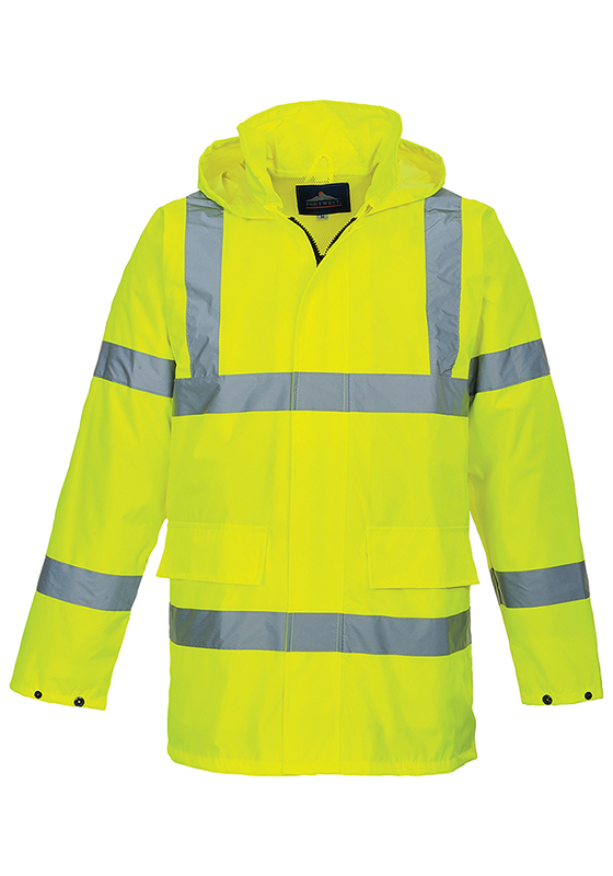 Reflexní bunda PORTWEST S160 Hi-Vis LITE TRAFFIC do deště - žlutá