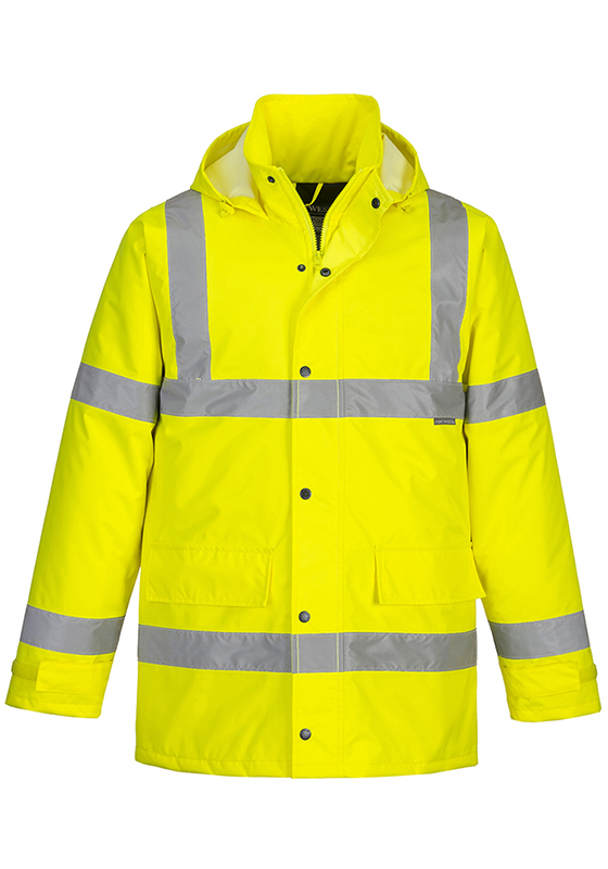 Reflexní bunda PORTWEST S460 Hi-Vis TRAFFIC do deště - žlutá