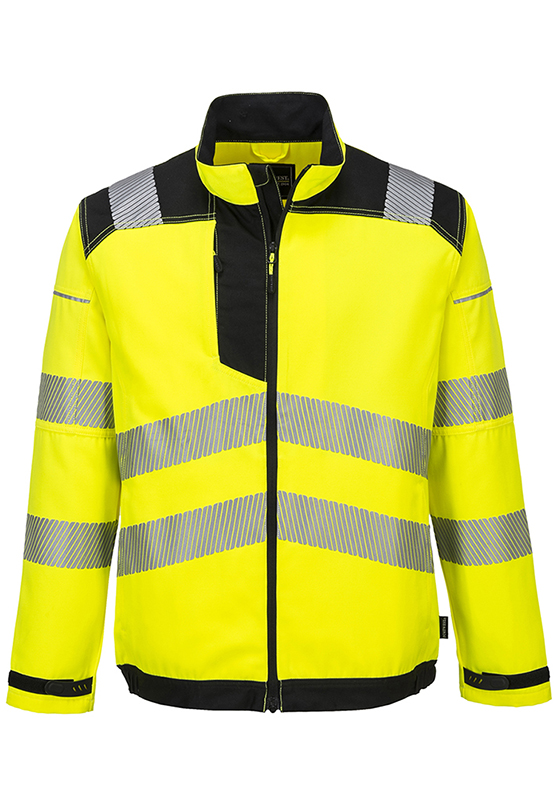 Reflexní bunda PORTWEST T500 HiVis PW3 - žlutá/černá