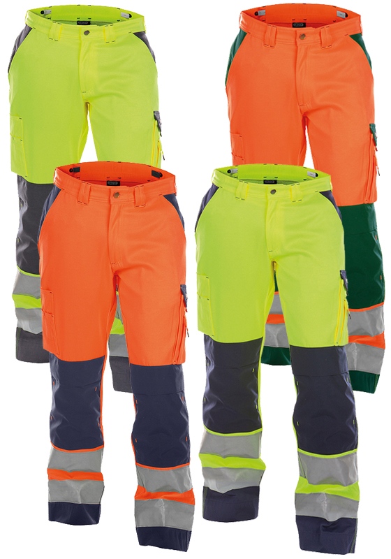 Reflexní kalhoty do pasu DASSY BUFFALO Hi-Vis - 290 - upravená délka