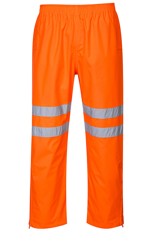 Reflexní kalhoty do pasu PORTWEST RT61 Hi-Vis nepromokavé prodyšné - oranžová