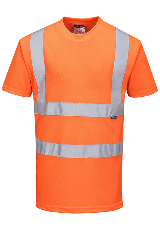 Reflexní tričko PORTWEST RT23 Hi-Vis RIS 150 - oranžová