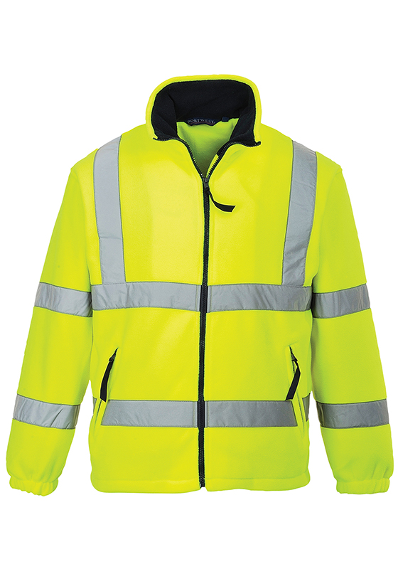 Reflexní bunda fleece PORTWEST F300 Hi-Vis s podšívkou 300 - žlutá