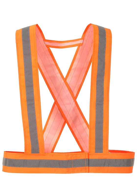 Reflexní popruhy PORTWEST HV55 Hi-Vis Strap do kříže - oranžová