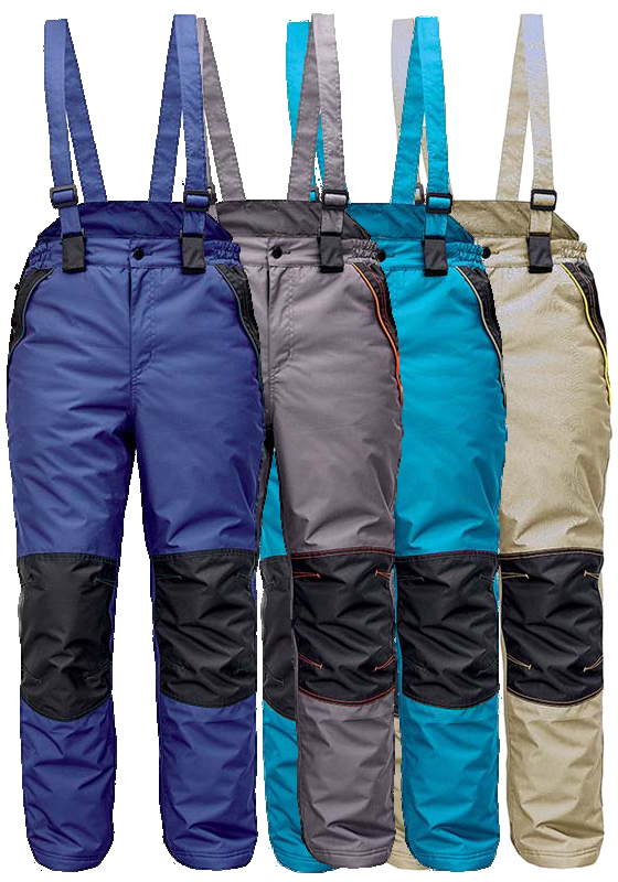 Zimní pracovní kalhoty do pasu CREMORNE prodyšné voděodolné