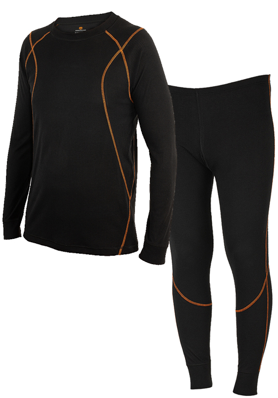 Funkční termoprádlo PROMACHER ARTEMIOS 180 SET spodky a tričko s dlouhým rukávem - černá