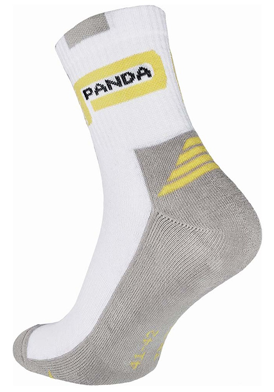 Pracovní ponožky PANDA WASAT - bílá/šedá
