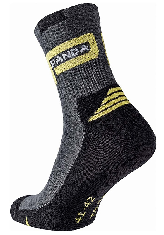 Pracovní ponožky PANDA WASAT - šedá/černá
