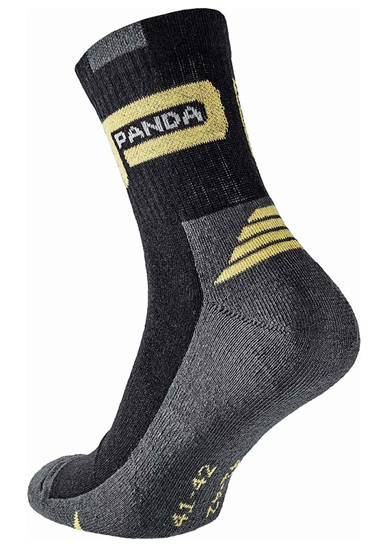 Pracovní ponožky PANDA WASAT - černá/šedá