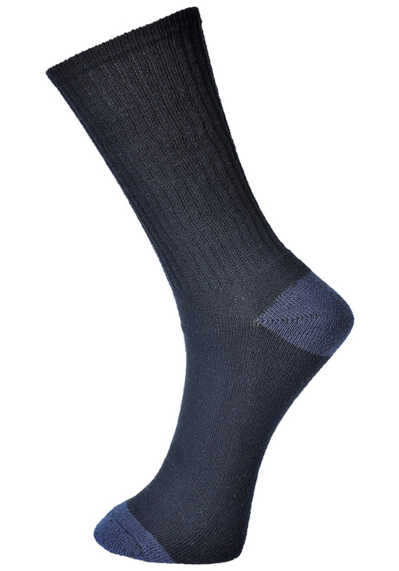Bavlněné ponožky PORTWEST SK13 CLASSIC - černá