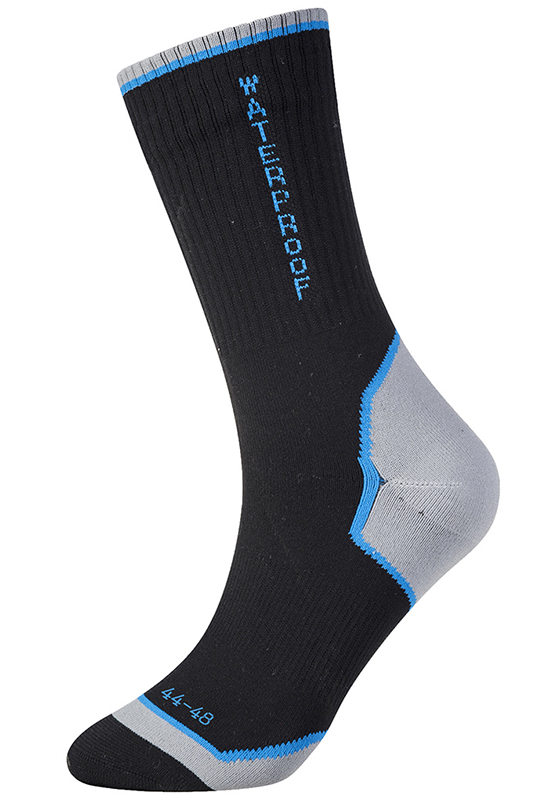 Voděodolné ponožky PORTWEST SK23 PERFORMANCE Waterproof - černá
