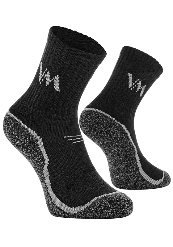 Coolmaxové funkční ponožky VM 8004 COOLMAX balení 3 PÁRY - černá