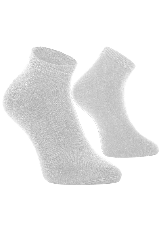 Bambusové funkční ponožky VM 8011 BAMBOO SHORT MEDICAL balení 3 PÁRY - bílá