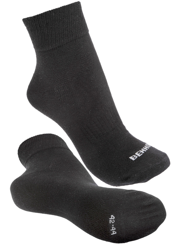 Ponožky do služební obuvi BENNON AIR kotníkové - černá