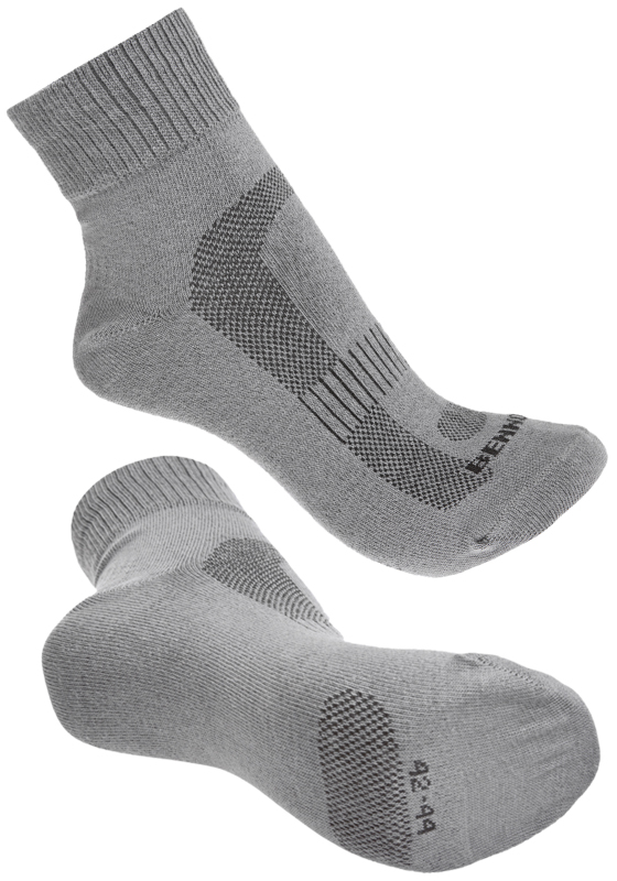 Ponožky do služební obuvi BENNON AIR kotníkové - šedá