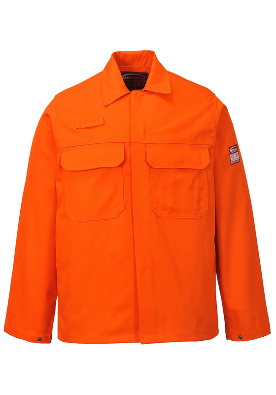 Nehořlavá montérková bunda PORTWEST BIZ2 BIZWELD 330 - oranžová