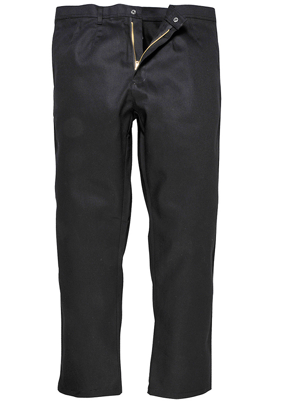 Nehořlavé kalhoty do pasu PORTWEST BZ30 BIZWELD 330 - černá