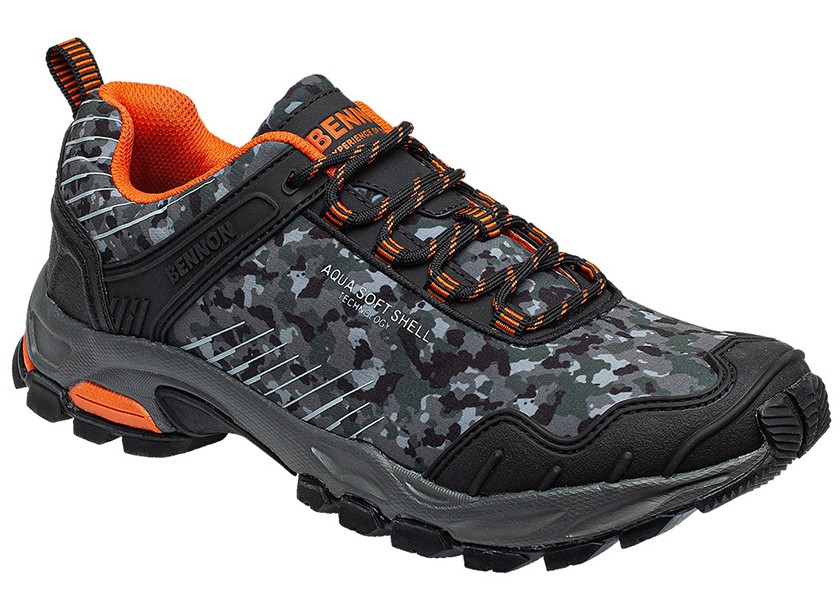 Treková obuv BENNON BNN CAMMO Low outdoorové polobotky - camouflage