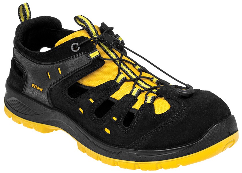 Pracovní obuv BENNON BNN BOMBIS LITE Yellow S1 SRC NM - bezpečnostní sandály