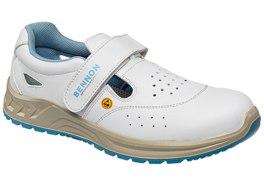 Pracovní obuv BENNON BNN WHITE Sandal S1 SRC ESD - bezpečnostní sandály